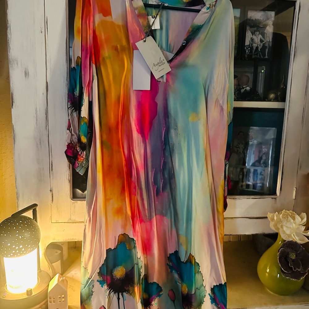 Anthropologie Multicolor Maxi Dress